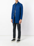 button up raincoat