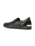 logo plaque slip-on sneakers