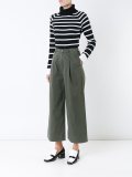 pleated palazzo pants