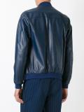 zipped bomber jacket