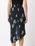 high waist midi skirt