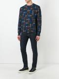 allover print sweatshirt