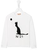 cat print T-shirt