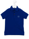 logo patch polo shirt
