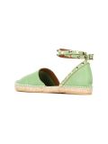 'Rockstud'草编鞋