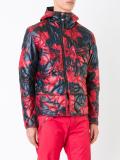camouflage hooded puffer jacket
