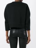 Tiger Flash cropped sequin sweatshirt