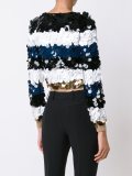 sequined striped jumper