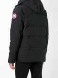 hooded zipped coat