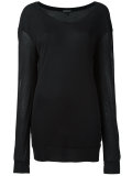 round neck sheer jumper