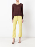 bootcut cropped jeans