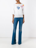 embroidered patches top