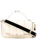 velvet strap cross body bag 