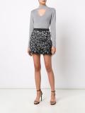 embellished straight skirt