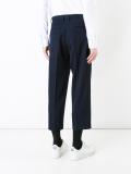 wide-leg cropped chinos
