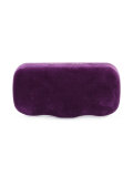 transparent glitter rectangular glasses