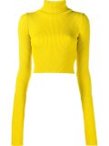 ribbed turtleneck jumper