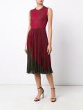 floral pleated dress