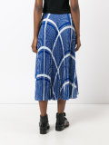 printed pleated skirt 