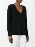 scoop neck sweatshirt 