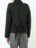 zip up biker jacket