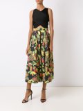 printed midi skirt