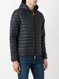 hooded padded jacket