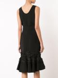 floral embroidery ruffled skirt