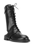 heel cut-out boots