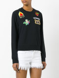 embroidered patch sweatshirt 