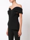off-shoulders sweetheart blouse