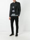 mandarin neck padded jacket
