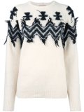 chevron print jumper