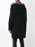 faded check coat