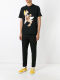 modernist owl print T-shirt
