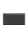 contrast stitch logo wallet