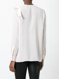 ruffle panel blouse