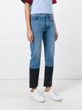 dyed hem jeans