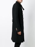 diagonal cut military coat
