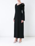 ribbon long dress