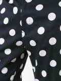 polka dot cropped trousers