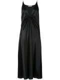 strappy plunge dress