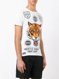 tiger print T-shirt