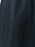 Circles hem midi skirt