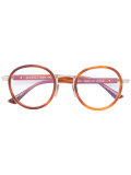 wide bridge round glasses