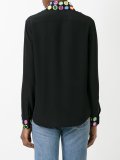 mirror embroidered blouse