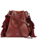 tassel detail bucket bag