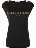 logo print T-shirt