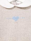 heart intarsia knit romper