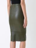 high waist pencil skirt